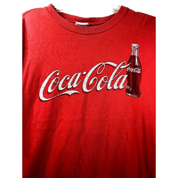 Coca-Cola Shirt Unisex Large Red - Picture 2 of 5